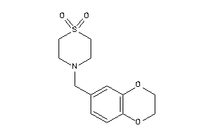 4-(2,3-dihydro-1,4-benzodioxin-6-ylmethyl)-1,4-thiazinane 1,1-dioxide