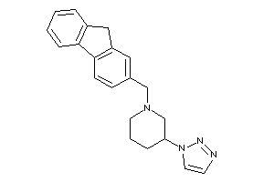 1-(9H-fluoren-2-ylmethyl)-3-(triazol-1-yl)piperidine