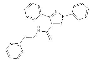 Image of N-phenethyl-1,3-diphenyl-pyrazole-4-carboxamide