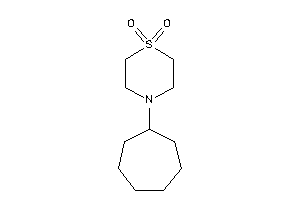 4-cycloheptyl-1,4-thiazinane 1,1-dioxide