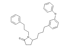 Image of 5-[4-(3-phenoxyphenyl)butyl]-1-(3-phenylpropyl)-2-pyrrolidone