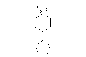 4-cyclopentyl-1,4-thiazinane 1,1-dioxide