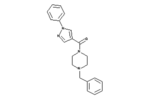 (4-benzylpiperazino)-(1-phenylpyrazol-4-yl)methanone