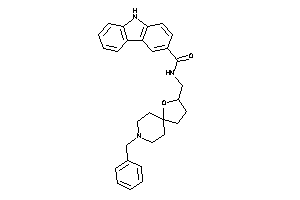 N-[(8-benzyl-4-oxa-8-azaspiro[4.5]decan-3-yl)methyl]-9H-carbazole-3-carboxamide