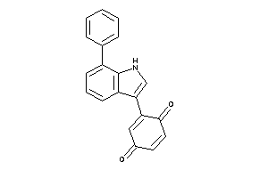 2-(7-phenyl-1H-indol-3-yl)-p-benzoquinone