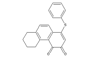 1-(phenylthio)-5,6,7,8-tetrahydrophenanthrene-3,4-quinone