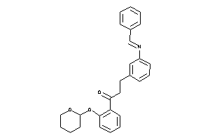 3-[3-(benzalamino)phenyl]-1-(2-tetrahydropyran-2-yloxyphenyl)propan-1-one