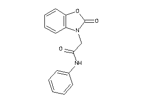 2-(2-keto-1,3-benzoxazol-3-yl)-N-phenyl-acetamide