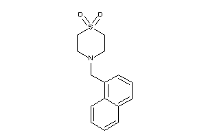 4-(1-naphthylmethyl)-1,4-thiazinane 1,1-dioxide