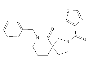 7-benzyl-3-(thiazole-4-carbonyl)-3,7-diazaspiro[4.5]decan-6-one