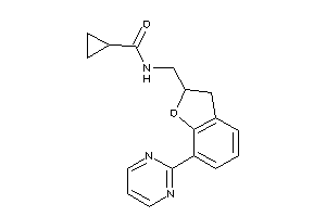 N-[[7-(2-pyrimidyl)coumaran-2-yl]methyl]cyclopropanecarboxamide