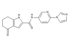 N-(6-imidazol-1-yl-3-pyridyl)-4-keto-1,5,6,7-tetrahydroindole-2-carboxamide