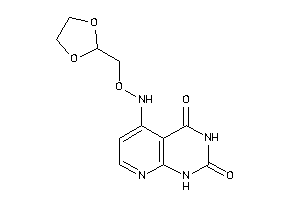 Image of 5-(1,3-dioxolan-2-ylmethoxyamino)-1H-pyrido[2,3-d]pyrimidine-2,4-quinone