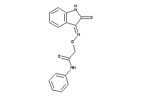 2-[(2-ketoindolin-3-ylidene)amino]oxy-N-phenyl-acetamide