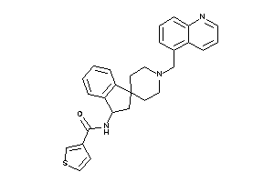 N-[1'-(5-quinolylmethyl)spiro[indane-3,4'-piperidine]-1-yl]thiophene-3-carboxamide