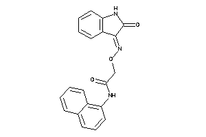 2-[(2-ketoindolin-3-ylidene)amino]oxy-N-(1-naphthyl)acetamide