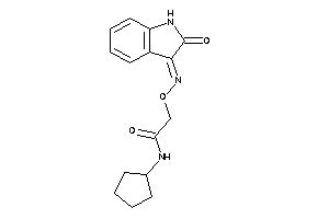 Image of N-cyclopentyl-2-[(2-ketoindolin-3-ylidene)amino]oxy-acetamide
