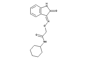 N-cyclohexyl-2-[(2-ketoindolin-3-ylidene)amino]oxy-acetamide