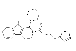 1-(1-cyclohexyl-1,3,4,9-tetrahydro-$b-carbolin-2-yl)-4-(1,2,4-triazol-1-yl)butan-1-one