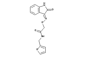 N-(2-furfuryl)-2-[(2-ketoindolin-3-ylidene)amino]oxy-acetamide