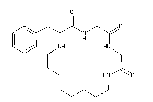 Image of 8-benzyl-3,6,9,18-tetrazacyclooctadecane-1,4,7-trione