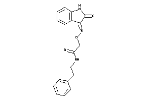 2-[(2-ketoindolin-3-ylidene)amino]oxy-N-phenethyl-acetamide