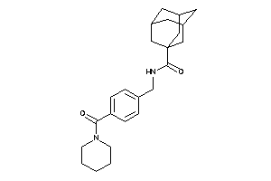 N-[4-(piperidine-1-carbonyl)benzyl]adamantane-1-carboxamide