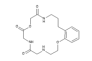 2,11-dioxa-5,8,14-triazabicyclo[16.4.0]docosa-1(18),19,21-triene-7,10,13-trione