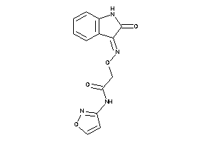 N-isoxazol-3-yl-2-[(2-ketoindolin-3-ylidene)amino]oxy-acetamide