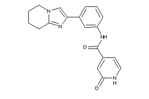 Image of 2-keto-N-[3-(5,6,7,8-tetrahydroimidazo[1,2-a]pyridin-2-yl)phenyl]-1H-pyridine-4-carboxamide