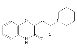 2-(2-keto-2-piperidino-ethyl)-4H-1,4-benzoxazin-3-one