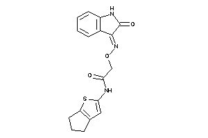 N-(5,6-dihydro-4H-cyclopenta[b]thiophen-2-yl)-2-[(2-ketoindolin-3-ylidene)amino]oxy-acetamide