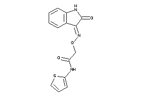 Image of 2-[(2-ketoindolin-3-ylidene)amino]oxy-N-(2-thienyl)acetamide