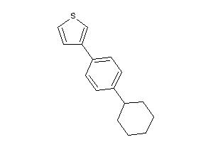 3-(4-cyclohexylphenyl)thiophene