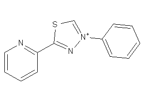 Image of 3-phenyl-5-(2-pyridyl)-1,3,4-thiadiazol-3-ium