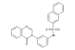 N-[3-(4-ketoquinazolin-3-yl)phenyl]naphthalene-2-sulfonamide