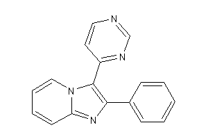 Image of 2-phenyl-3-(4-pyrimidyl)imidazo[1,2-a]pyridine