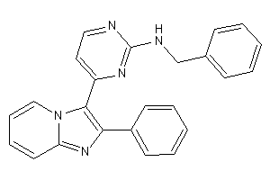 Benzyl-[4-(2-phenylimidazo[1,2-a]pyridin-3-yl)pyrimidin-2-yl]amine