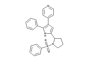 4-[5-(1-besylpyrrolidin-2-yl)-2-phenyl-1H-pyrrol-3-yl]pyridine