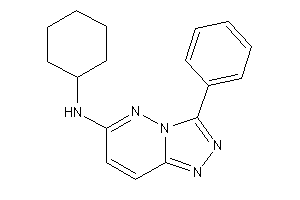 Cyclohexyl-(3-phenyl-[1,2,4]triazolo[3,4-f]pyridazin-6-yl)amine