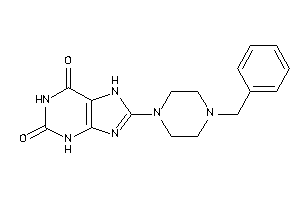 8-(4-benzylpiperazino)-7H-xanthine