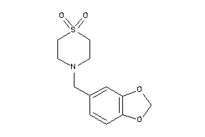 4-piperonyl-1,4-thiazinane 1,1-dioxide