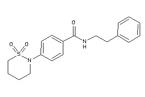 4-(1,1-diketothiazinan-2-yl)-N-phenethyl-benzamide