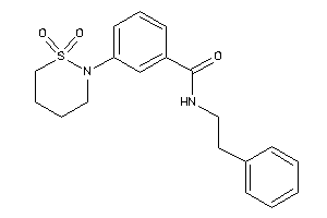 3-(1,1-diketothiazinan-2-yl)-N-phenethyl-benzamide