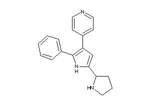 4-(2-phenyl-5-pyrrolidin-2-yl-1H-pyrrol-3-yl)pyridine