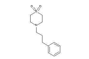 4-(3-phenylpropyl)-1,4-thiazinane 1,1-dioxide