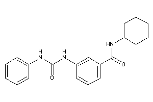 Image of N-cyclohexyl-3-(phenylcarbamoylamino)benzamide