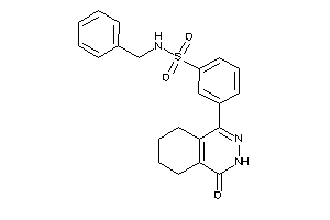 N-benzyl-3-(4-keto-5,6,7,8-tetrahydro-3H-phthalazin-1-yl)benzenesulfonamide