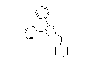 4-[2-phenyl-5-(piperidinomethyl)-1H-pyrrol-3-yl]pyridine