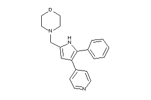 Image of 4-[[5-phenyl-4-(4-pyridyl)-1H-pyrrol-2-yl]methyl]morpholine